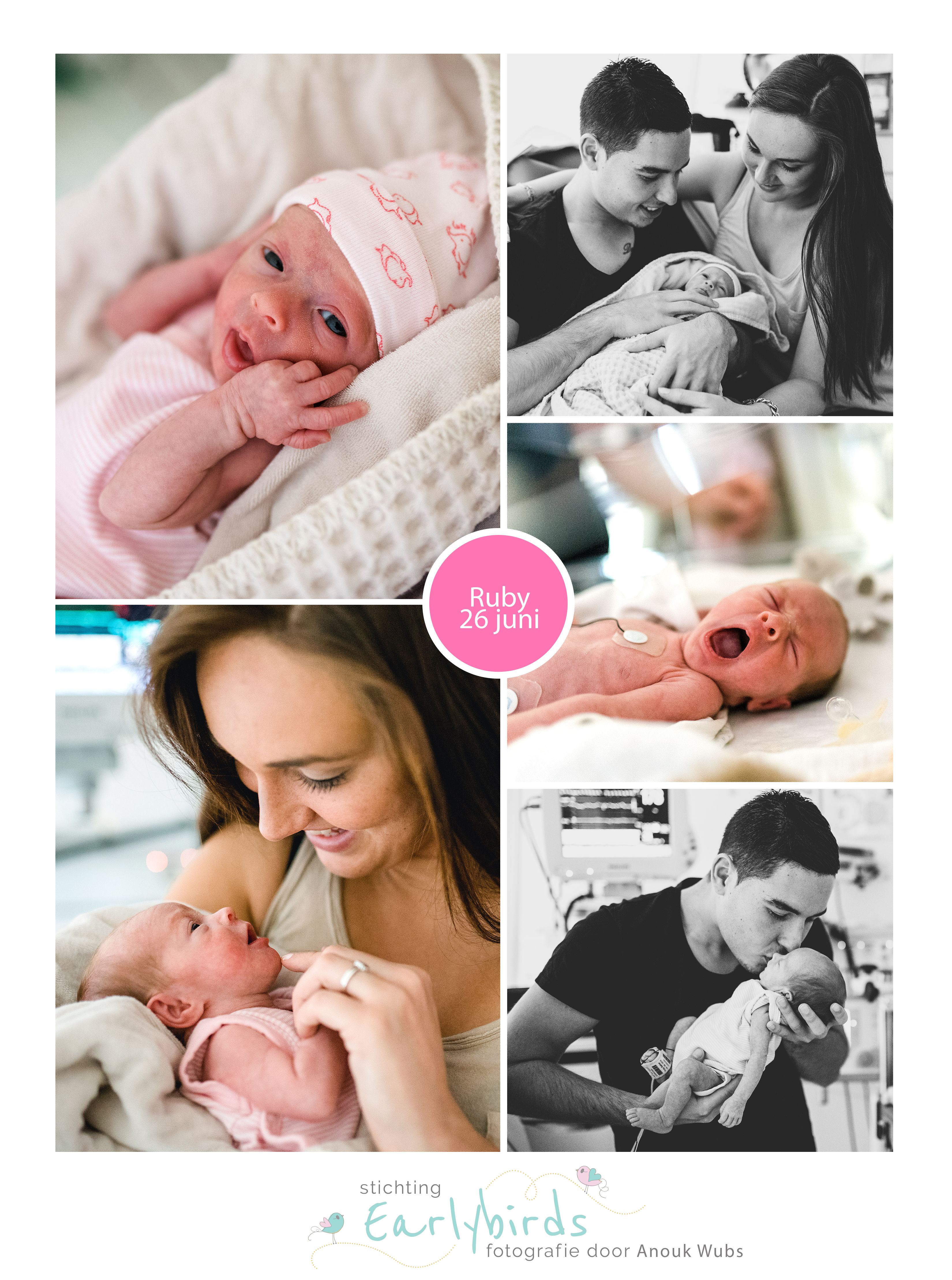 Ruby prematuur geboren 32 weken borstvoeding