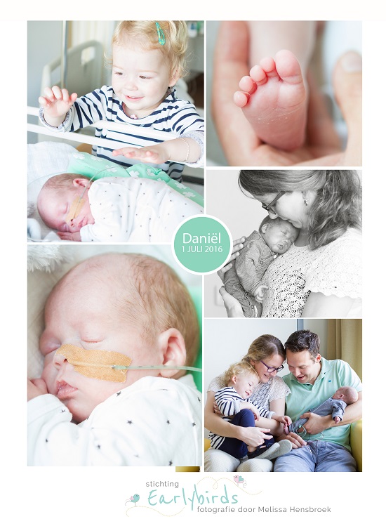 Daniel prematuur, geboren 28 weken, NICU infectie