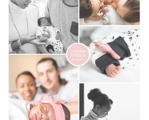 Zahra-Kamila prematuur geboren met 31 weken