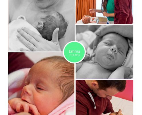 Emma prematuur geboren met 33 weken HELLP-syndroom