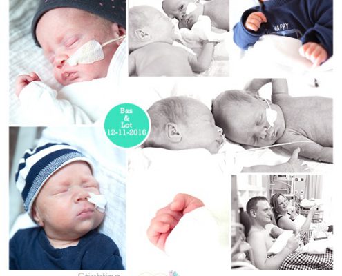 Bas & Lot prematuur geboren met 32 weken. Bernhoven ziekenhuis