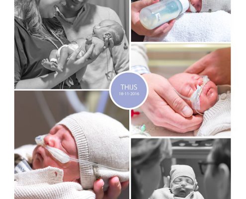 Thijs prematuur geboren met 31 weken en 6 dagen, bloedverlies, borstvoeding, Albert Schweitzer ziekenhuis
