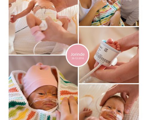 Jorinde prematuur geboren met 29 weken en 6 dagen, couvesue, Radboud ziekenhuis Nijmegen