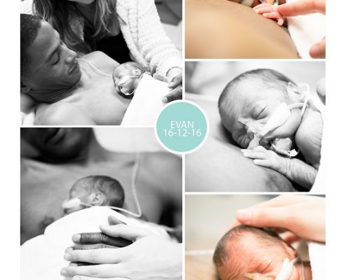 Evan prematuur geboren met 27 weken en 1 dag, LUMC, weeenremmers, warmtelamp
