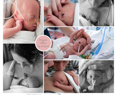 Femme & Rosie prematuur geboren met 29 weken en 3 dagen, tweeling, ontsluiting, couveuse