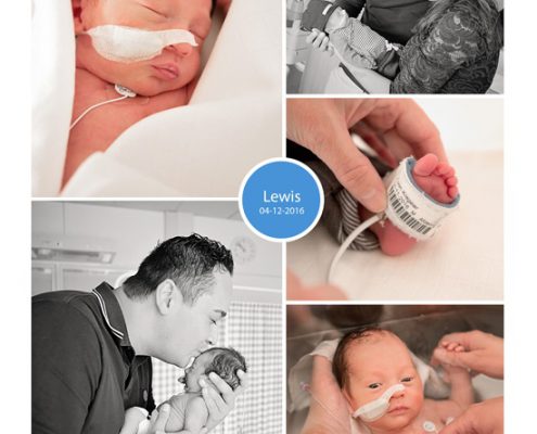 Lewis prematuur geboren met 33 weken, gebroken vliezen, weeenremmers, Rijnstate ziekenhuis Arnhem