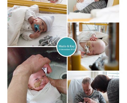 Marlo & Kay prematuur geboren met 31 weken, gebroken vliezen, UMCG, tweeling, couveuse, beademing, buidelen, sondevoeding
