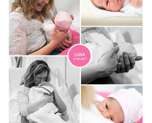Luna prematuur geboren met 36 weken, groeiachterstand, UZ Gent, CTG, couveuse