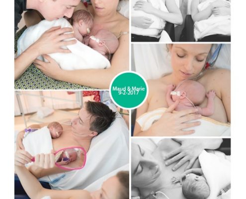 Maud & Marie prematuur geboren met 29 weken en 5 dagen, Juliana ziekenuis, couveuse, tweeling