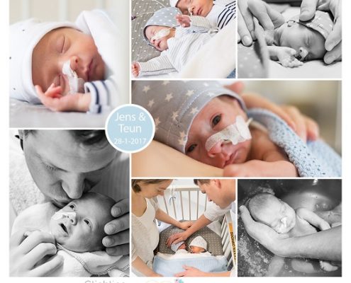 Jens & Teun prematuur geboren met 33 weken, tweeling, groeiachterstand, WKZ, CTG, zwangerschapsvergiftiging, liesbreuk