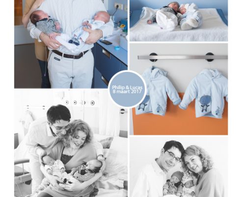 Philip & Lucas prematuur geboren met 33 weken, tweeling, sondevoeding, Bronovo ziekenhuis