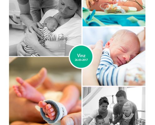 Vinz prematuur geboren 34 weken