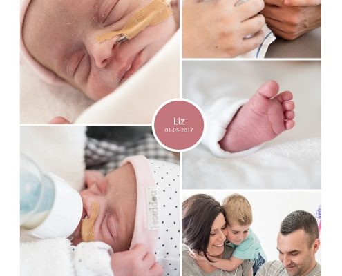 Liz prematuur geboren met 35 weken en 2 dagen, MMC Veldhoven, groeiachterstand