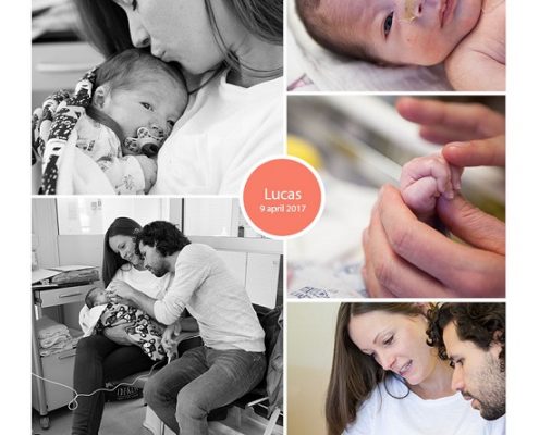 Lucas prematuur geboren met 36 weken en 4 dagen, UMCG Groningen, gastroschisis