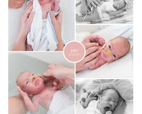 Emy prematuur geboren met 27 weken en 3 dagen, St. Jansdal Harderwijk, couveuse