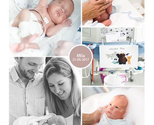Mila prematuur geboren met 29 weken en 5 dagen, Juliana Kinder ziekenhuis, zwangerschapsvergiftiging, couveuse, buidelen