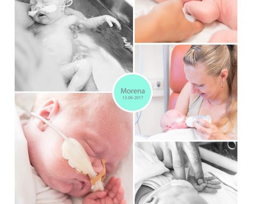 Morena prematuur geboren met 33 weken, Amphia ziekenhuis