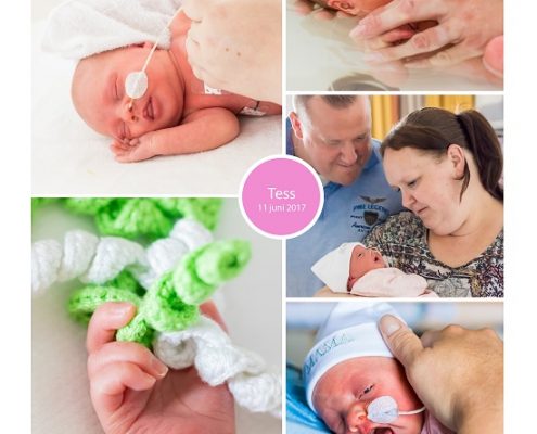 Tess prematuur geboren met 33 weken, Jeroen Bosch ziekenhuis, flesvoeding