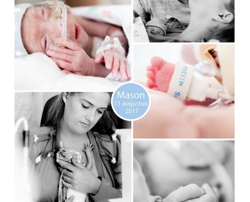 Mason prematuur geboren met 25 weken en 6 dagen, bloedingen, gebroken vliezen, weeenremmers, longrijping, magnesium