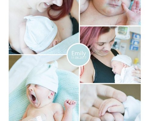 Emily prematuur geboren met 33 weken, Ikazia, high care, sondevoeding, borstvoeding