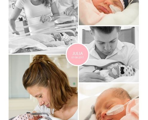 Julia prematuur geboren met 35 weken en 2 dagen, couveuse, sondevoeding, Bernhoven Uden
