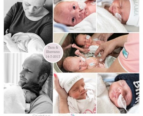 Yara & Shevano prematuur geboren met 32 weken, tweeling, Bernhoven, flesvoeding