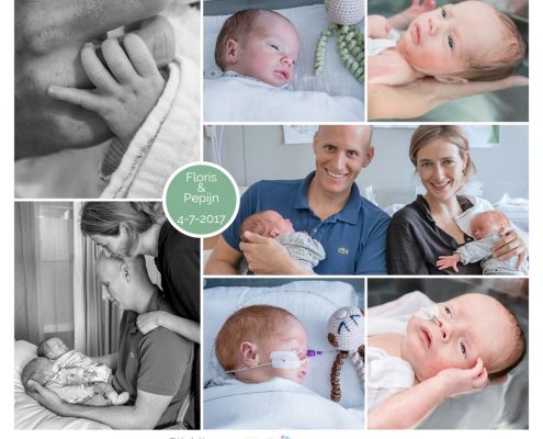 Floris & Pepijn tweeling prematuur geboren 32 weken