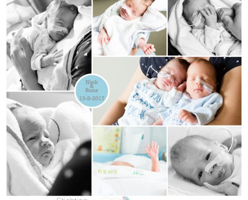 Niek & Rens prematuur geboren 32 weken tweeling echo vliezen gebroken