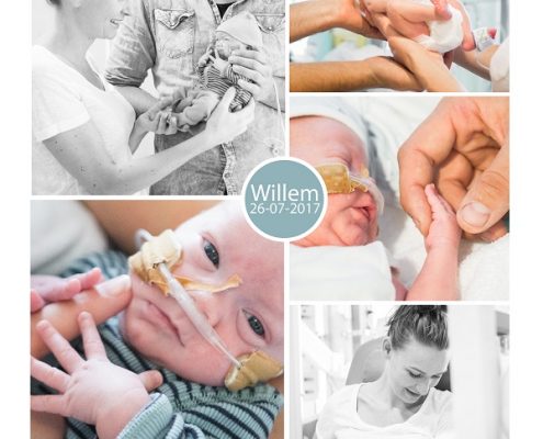 Willem prematuur geboren 32 weken tweeling