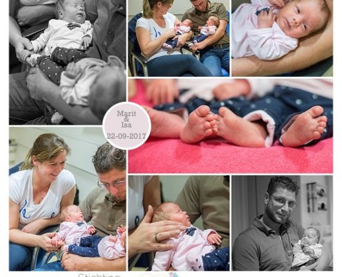 Marit & Isa prematuur geboren met 32 weken en 4 dagen, tweeling, monochoriale monoamniotische zwangerschap, UMCG, Wilhelmina ziekenhuis Assen, couveuse