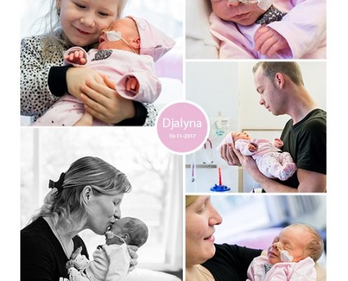 Djalyna prematuur geboren met 35 weken, ETZ Elisabeth ziekenhuis Tilburg, borstvoeding