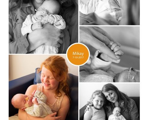 Mikay prematuur geboren met 31 weken, gebroken vliezen, Diakonessenhuis