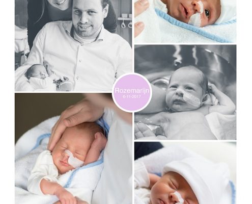 Rozemarijn prematuur geboren met 34 weken, flesvoeding, sonde, couveuse