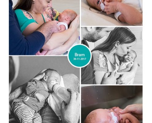 Bram prematuur geboren met 33 weken, Meander Amersfoort, flesvoeding