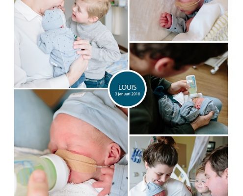 Louis prematuur geboren met ruim 32 weken, zwangerschapsvergiftiging, couveuse