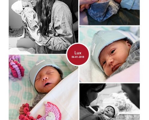 Lux prematuur geboren met 34 weken, Elkerliek ziekenhuis