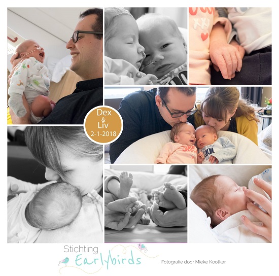 Dex & Liv prematuur geboren met 33 weken en 3 dagen, tweeling, couveuse, flesvoeding