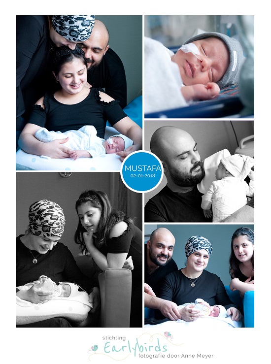 Mustafa prematuur geboren met 30 weken, BovenIJ, flesvoeding