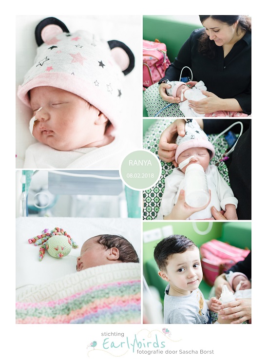 Ranya prematuur geboren met 30 weken, Juliana Kinder Ziekenhuis, LUMC, sondevoeding