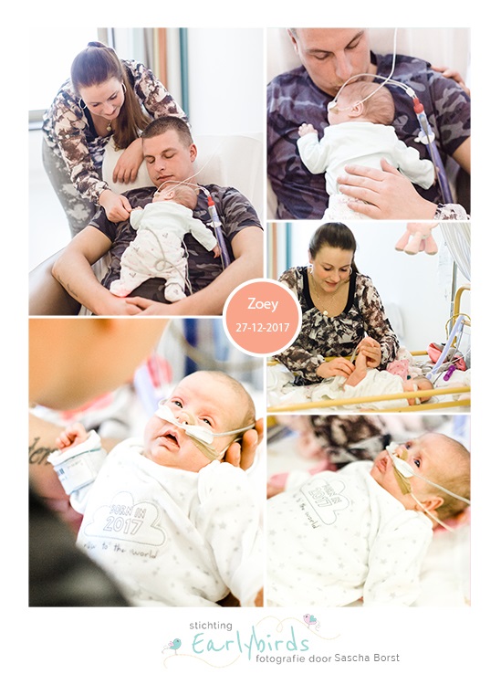 Zoey prematuur geboren met 26 weken en 5 dagen, Reinier de Graaf, keizersnede