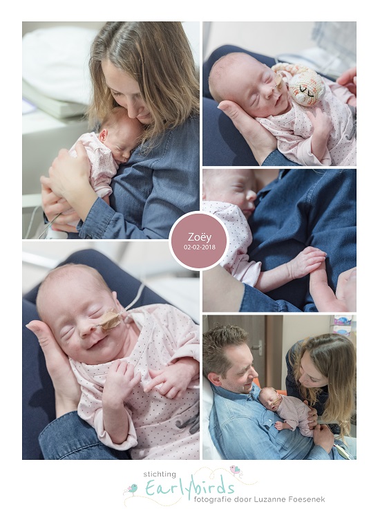 Zoëy prematuur geboren met 32 weken en 5 dagen, MKC Bravis, flesvoeding