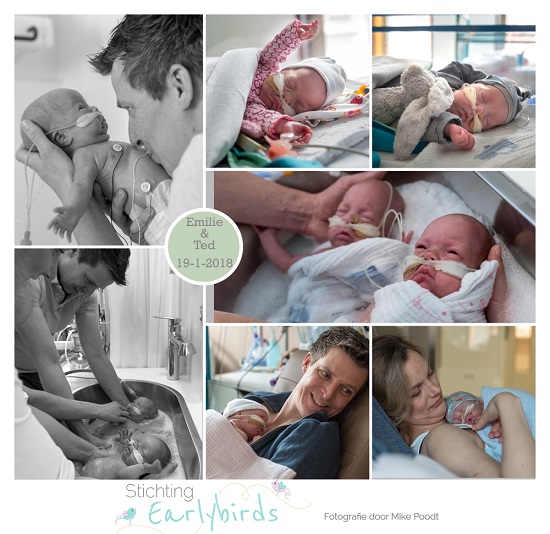 Emilie & Ted prematuur geboren met 27 weken en 4 dagen, tweeling, Reinier de Graaf