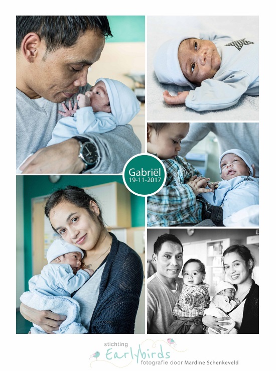 Gabriel prematuur geboren met 32 weken, couveuse, Rivierenland ziekenhuis