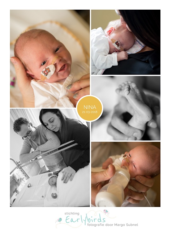 Nina prematuur geboren met 35 weken en 3 dagen, Catharina ziekenhuis, zwangerschapsvergiftiging, keizersnede, hersenvliesontsteking, flesvoeding