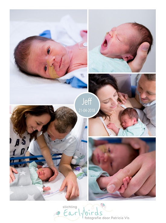 Jeff prematuur geboren met 34 weken en 3 dagen, zwangerschapsvergiftiging, couveuse, Reinier de Graaf