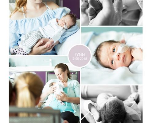 Lynn prematuur geboren met 32 weken en 5 dagen, couveuse, Alrijne, gebroken vliezen, CPAP, buidelen