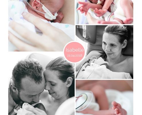 Isabelle prematuur geboren met 29 weken en 3 dagen, spoedkeizersnede, WKZ Utrecht, couveuse, buidelen, sondevoeding