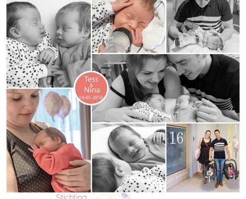 Tess & Nina prematuur geboren met 35 weken en 3 dagen, tweeling, Elkerliek ziekenhuis, gebroken vliezen, HELLP
