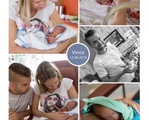 Vince prematuur geboren met 30 weken, MMC Veldhoven, buidelen, vroeggeboorte