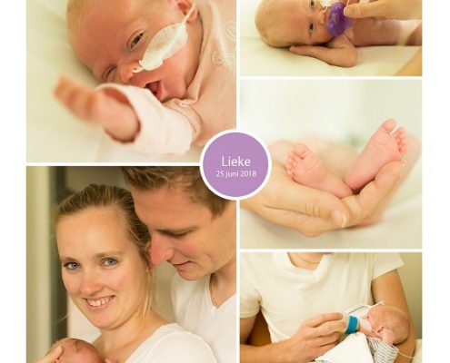 Lieke prematuur geboren met 32 weken, Rode Kruis ziekenhuis, pre-ecelampsie, weeenopwekkers, keizersnede, VUMC